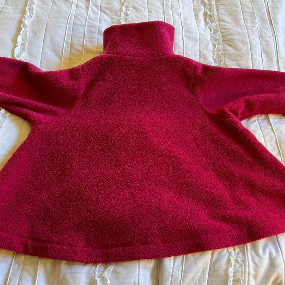 Vintage 1990's Bio Bottoms Girls 4/5 Fleece Coat and Hat Set - Picture 7 of 7